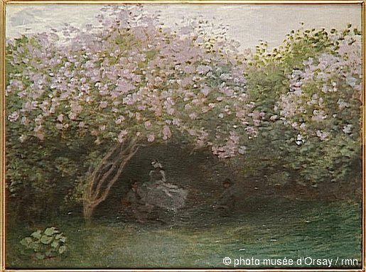 Reproduction du tableau « Lilas, Temps gris - Claude Monet » par Alpha Reproduction en peinture à l’huile