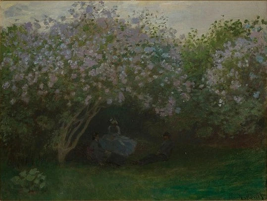 Lilas, temps gris W203 par Claude Monet, 1872–1873, musée d’Orsay