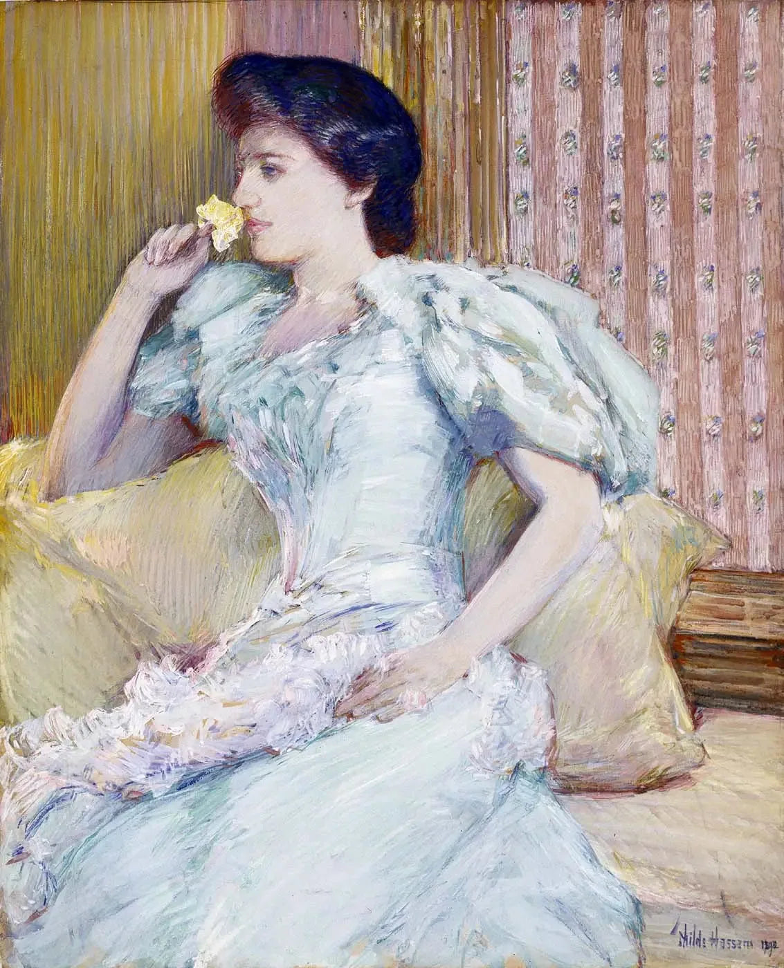 Lillie (Lillie Langtry) - Childe Hassam image 1 reproduction de peinture à l’huile