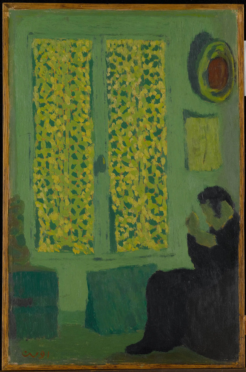 ภายในสีเขียว - Édouard Vuillard