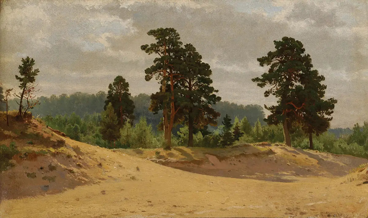 Lisière de la forêt - Ivan Chichkine image 1 copie peinte à la main à l’huile