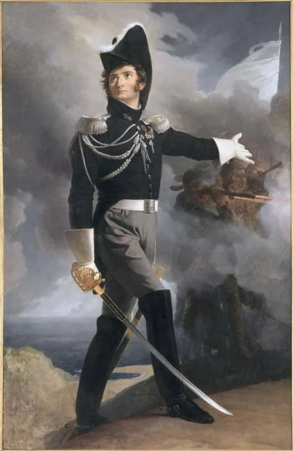 Louis Duverger, marquis de La Rochejaquelein - Pierre-Narcisse Guérin image 1 copie peinte à la main à l’huile