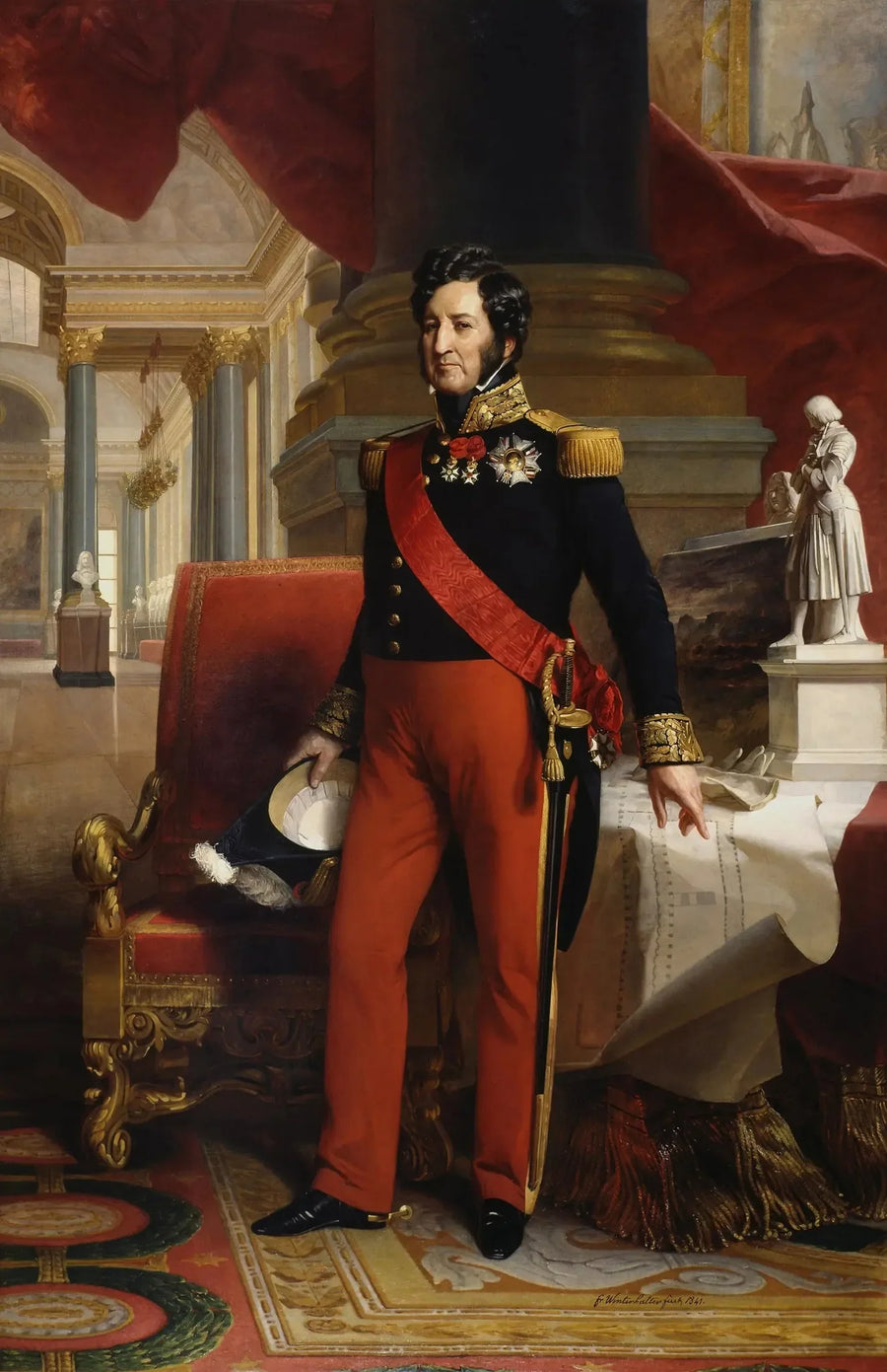 หลุยส์-ฟิลิปป์ ที่ 1 พระมหากษัตริย์แห่งฝรั่งเศส (1773-1850) - ฟรานซ์ คแซเวียร์ วินเทอร์ฮัลเทอร์
