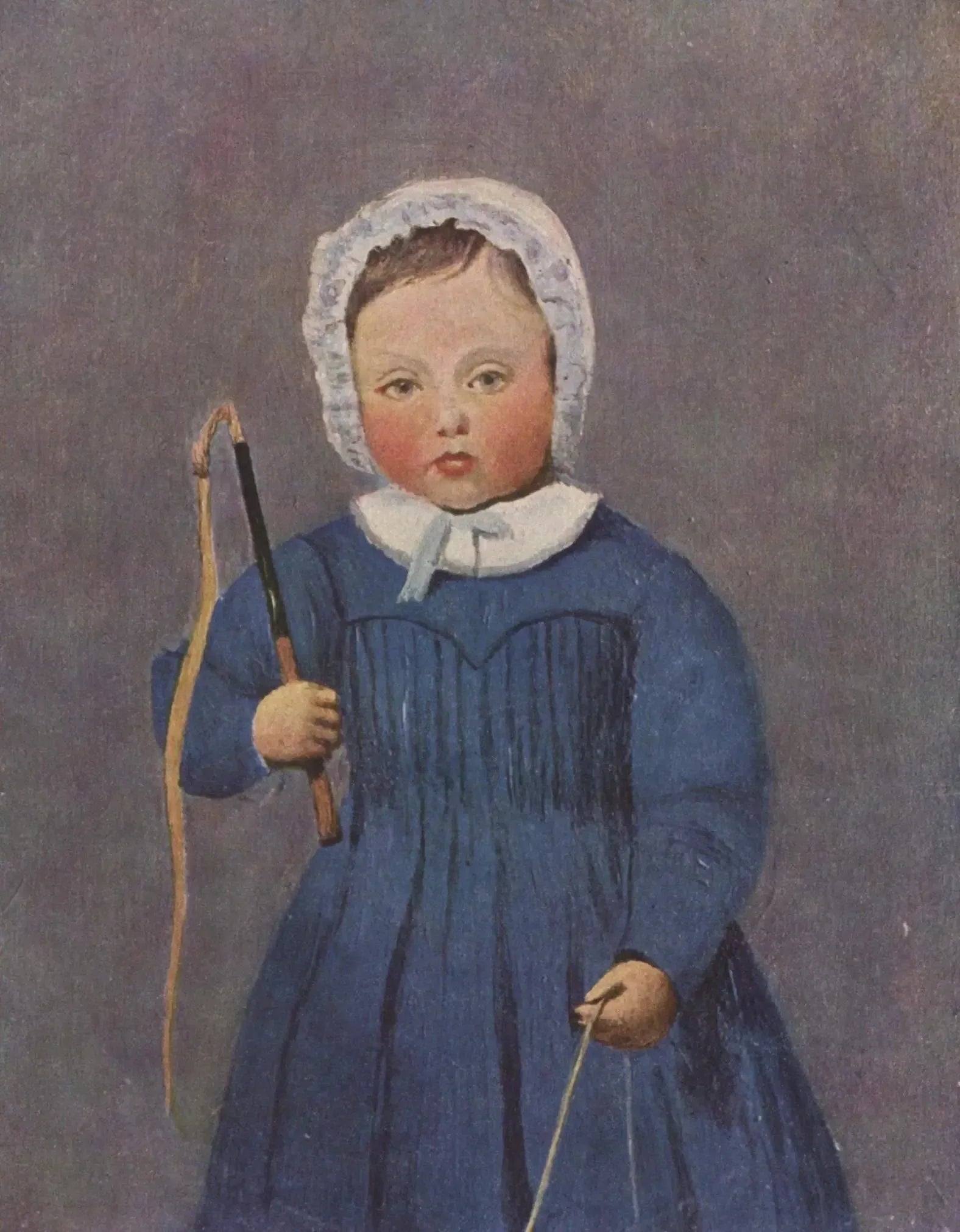 Louis Robert, enfant - Jean-Baptiste Camille Corot image 1 reproduction de peinture à l’huile