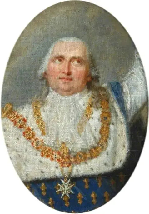 Louis XVIII (1755-1824), recevant la couronne d'Henri IV - François Gérard image 1 reproduction artisanale de tableau