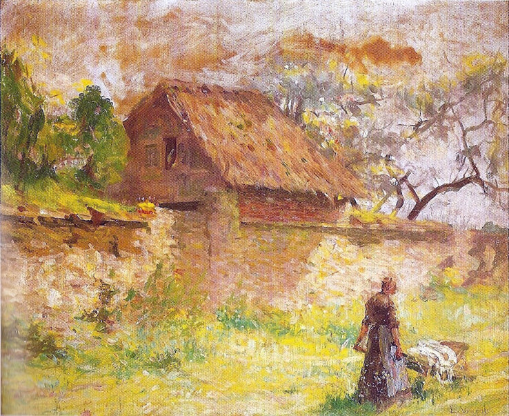 Louise Palombe à Saint Hubert - Eliseu Visconti image 1 copie de tableau peinte à la main