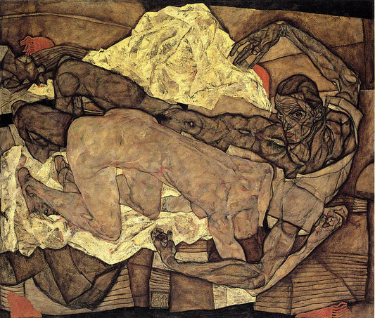 💔 คนรัก (ชายและหญิง) – Egon Schiele (1914)