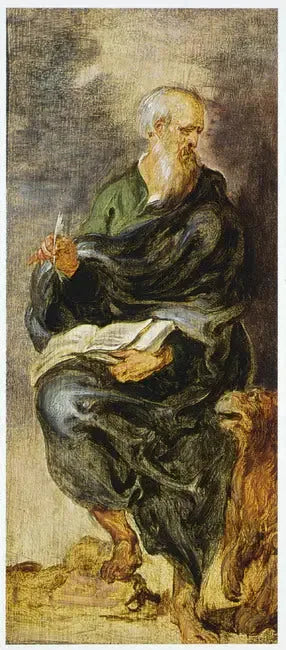 Luc l'évangéliste - Antoine van Dyck image 1 reproduction d’œuvre d’art à l’huile