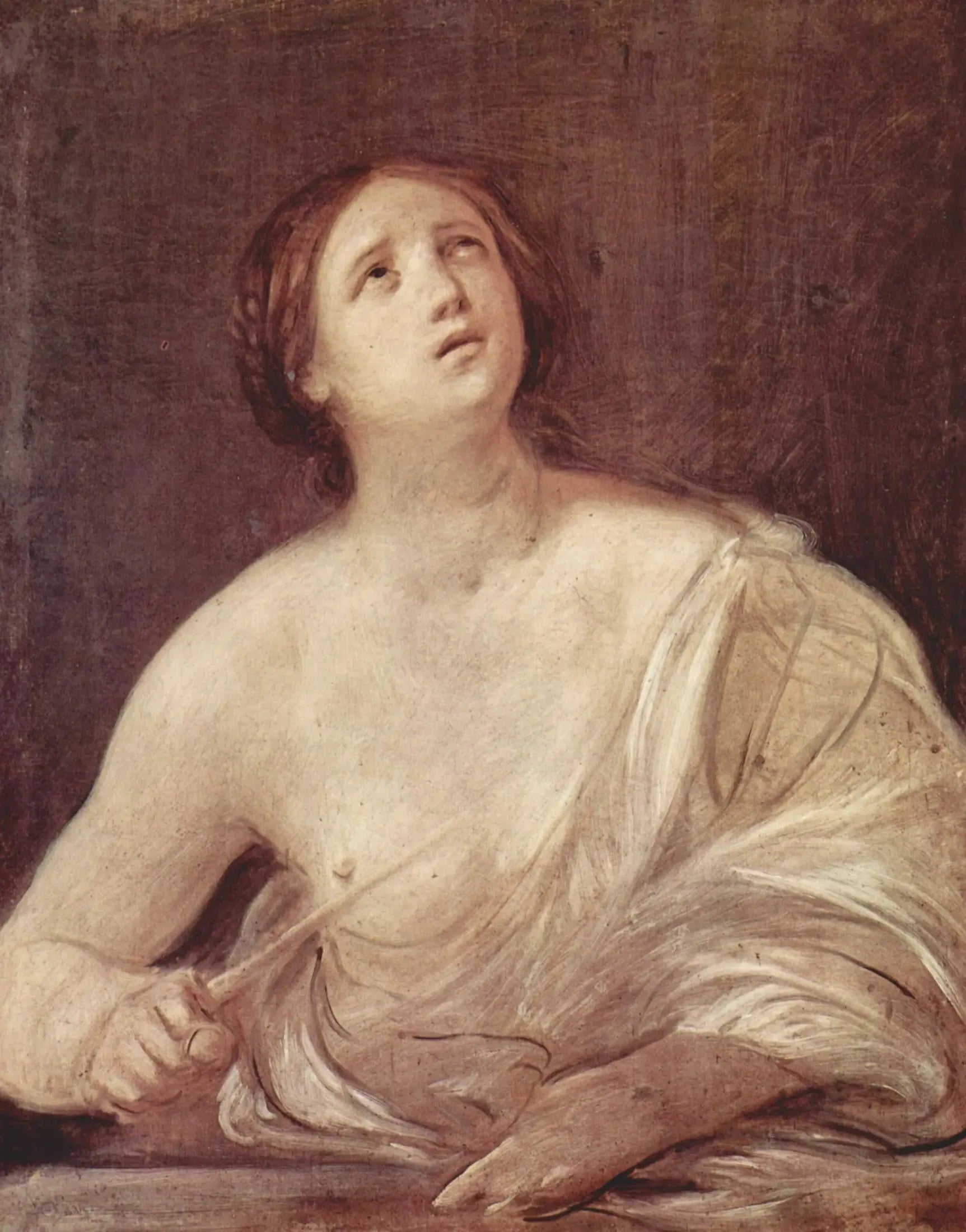 Lucrèce - Guido Reni image 1 reproduction artisanale de tableau