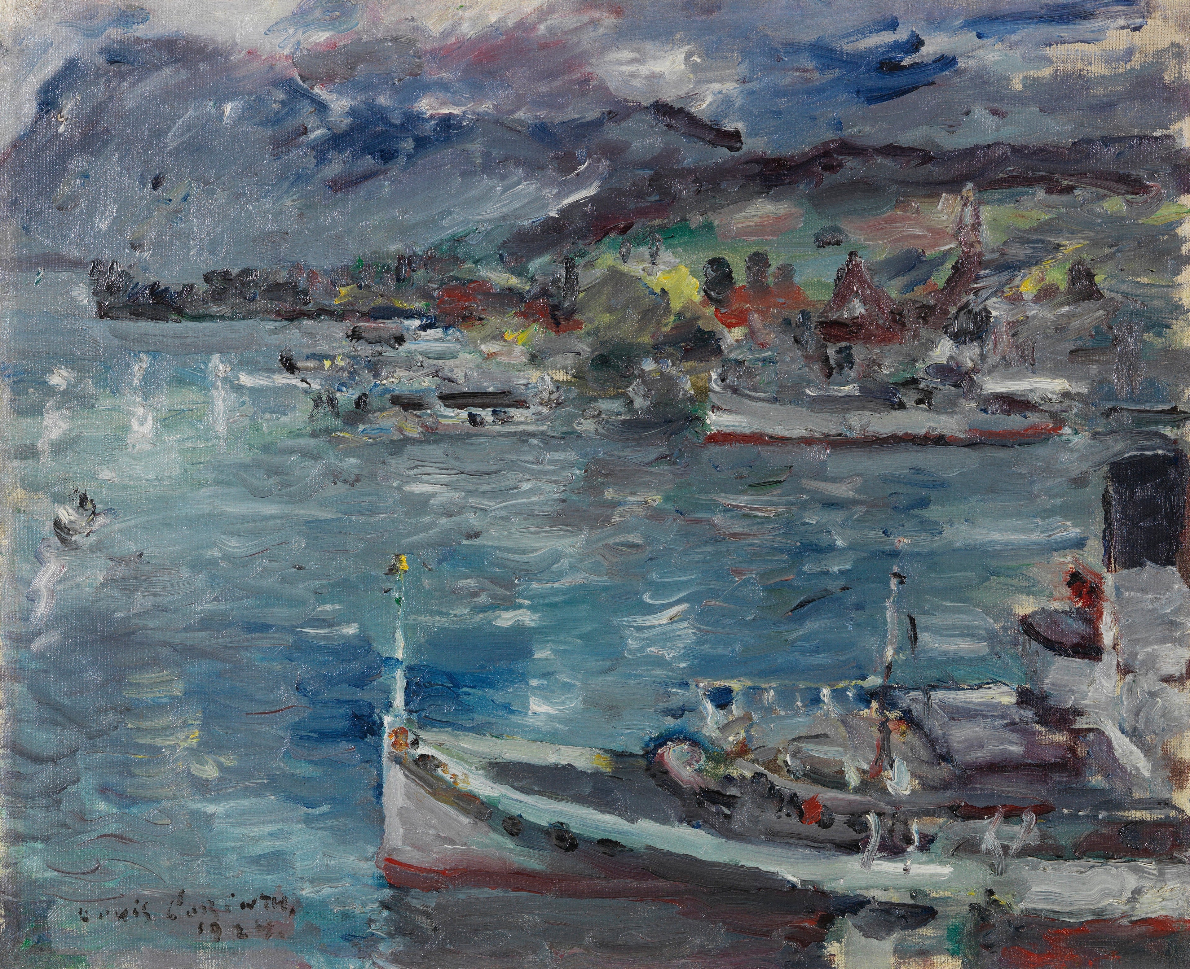 Luzerner See - Lovis Corinth image 1 copie de tableau peinte à la main