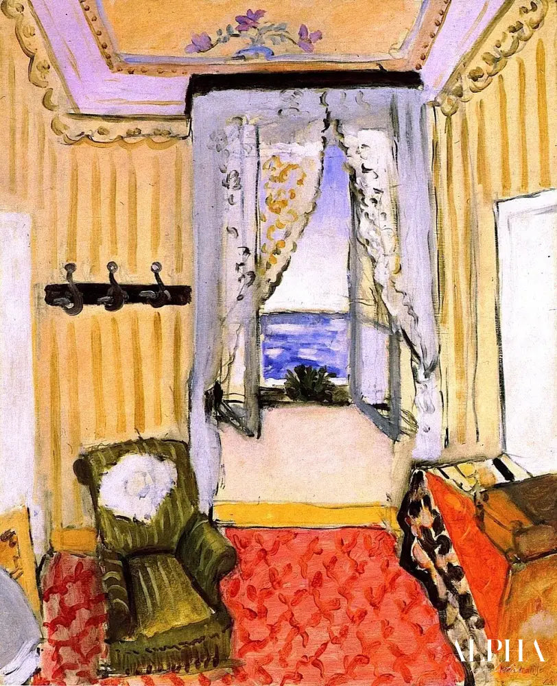 Ma chambre au Beau Rivage - Matisse - Reproductions de tableaux et peintures haut de gamme