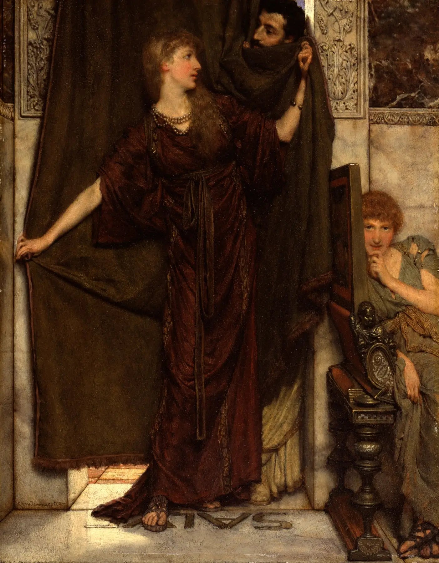 Ma sœur n’est pas là - Lawrence Alma-Tadema - Alpha Reproduction