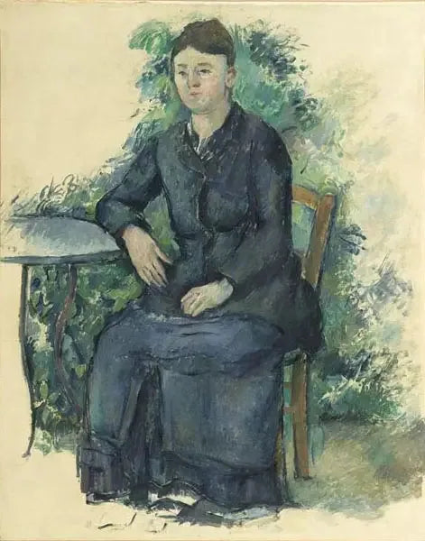 มาดามเซซานน์ในสวน - Paul Cézanne