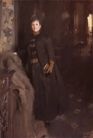 Madame Clara Rikoff - น้องสาวของ Madame Salomon - Anders Zorn