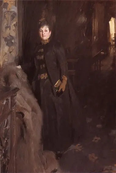 Madame Clara Rikoff - น้องสาวของ Madame Salomon - Anders Zorn