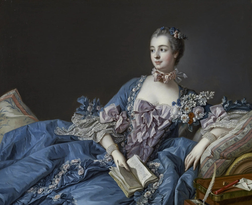 Madame de Pompadour - François Boucher image 1 copie de tableau peinte à la main