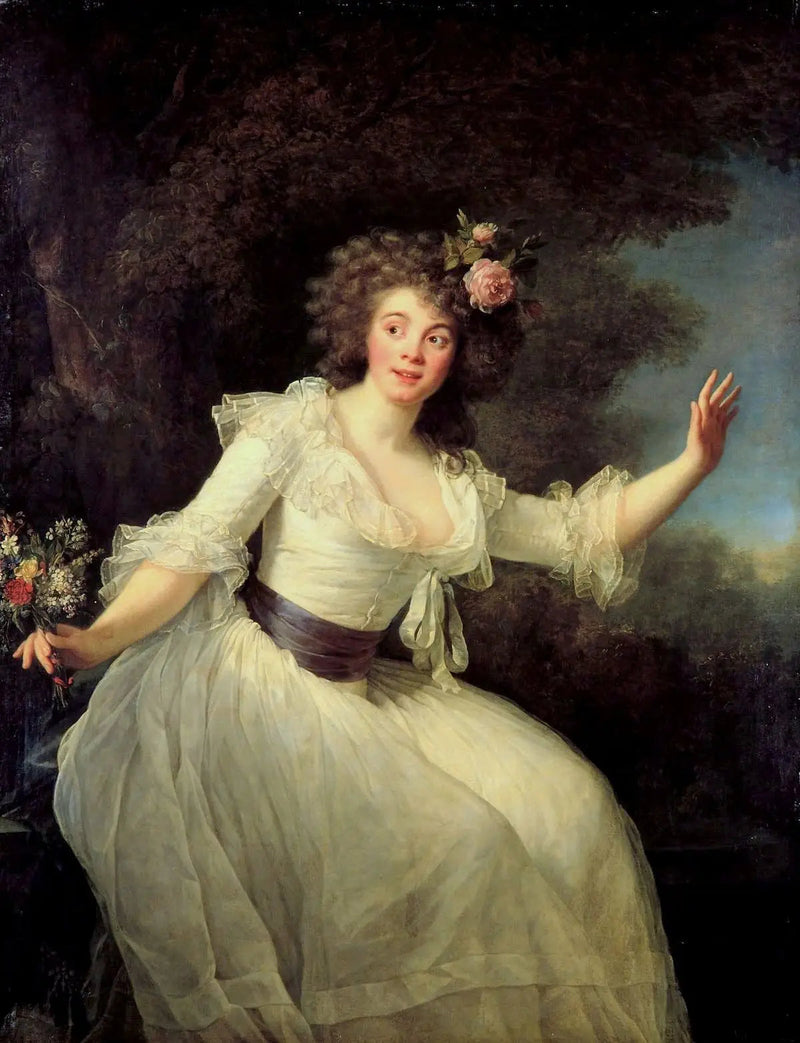 Madame Dugazon ในบทบาทของ « Nina » - Élisabeth Vigeé Le Brun