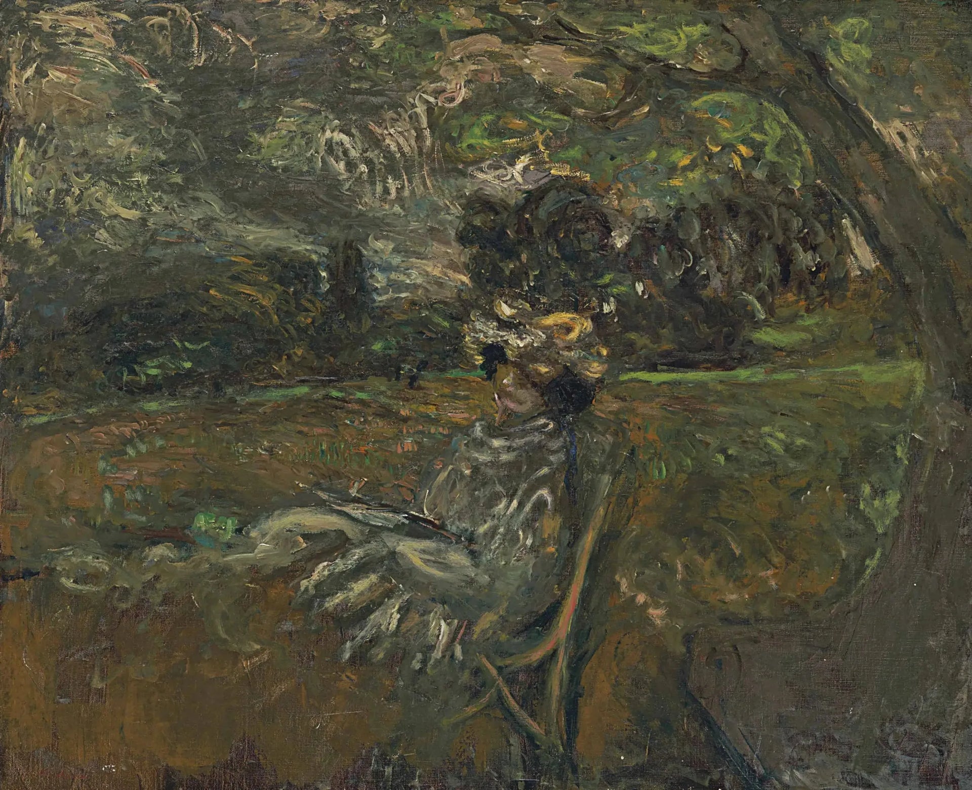 Madame Hessel au soleil couchant - Édouard Vuillard image 1 reproduction artisanale de tableau