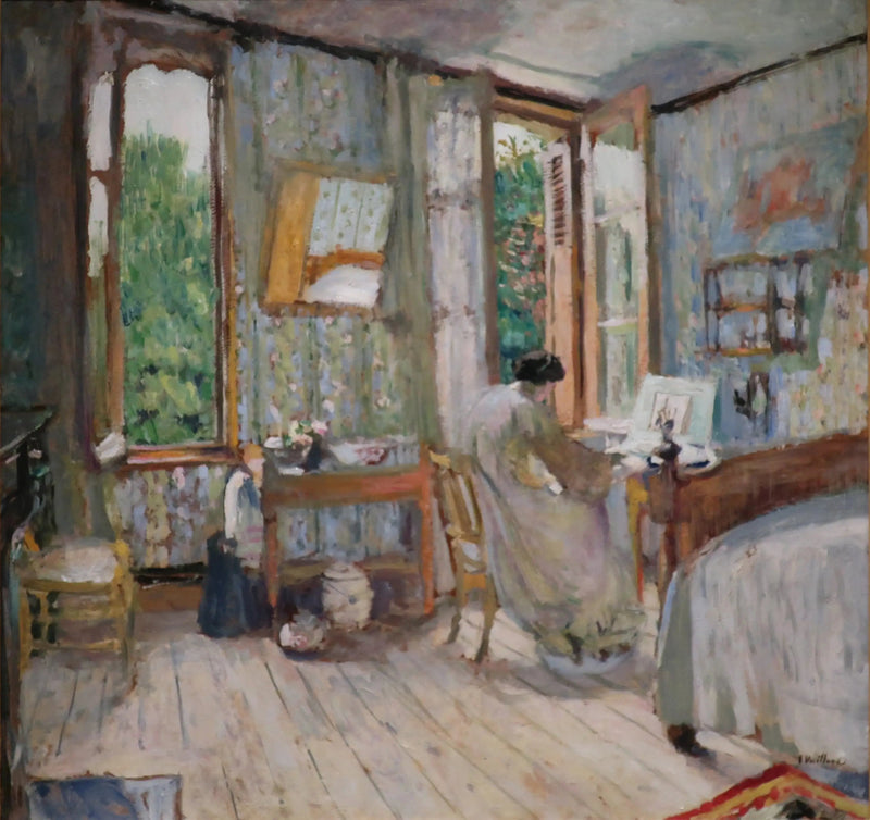 Madame Hessel ในห้องของเธอที่ La Terrasse - Édouard Vuillard