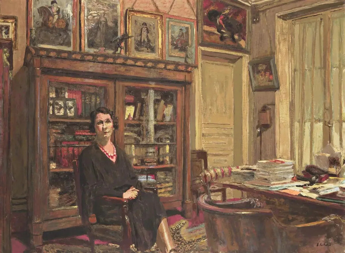 Madame Léon A. Gaboriaud - Édouard Vuillard image 1 copie de tableau peinte à la main