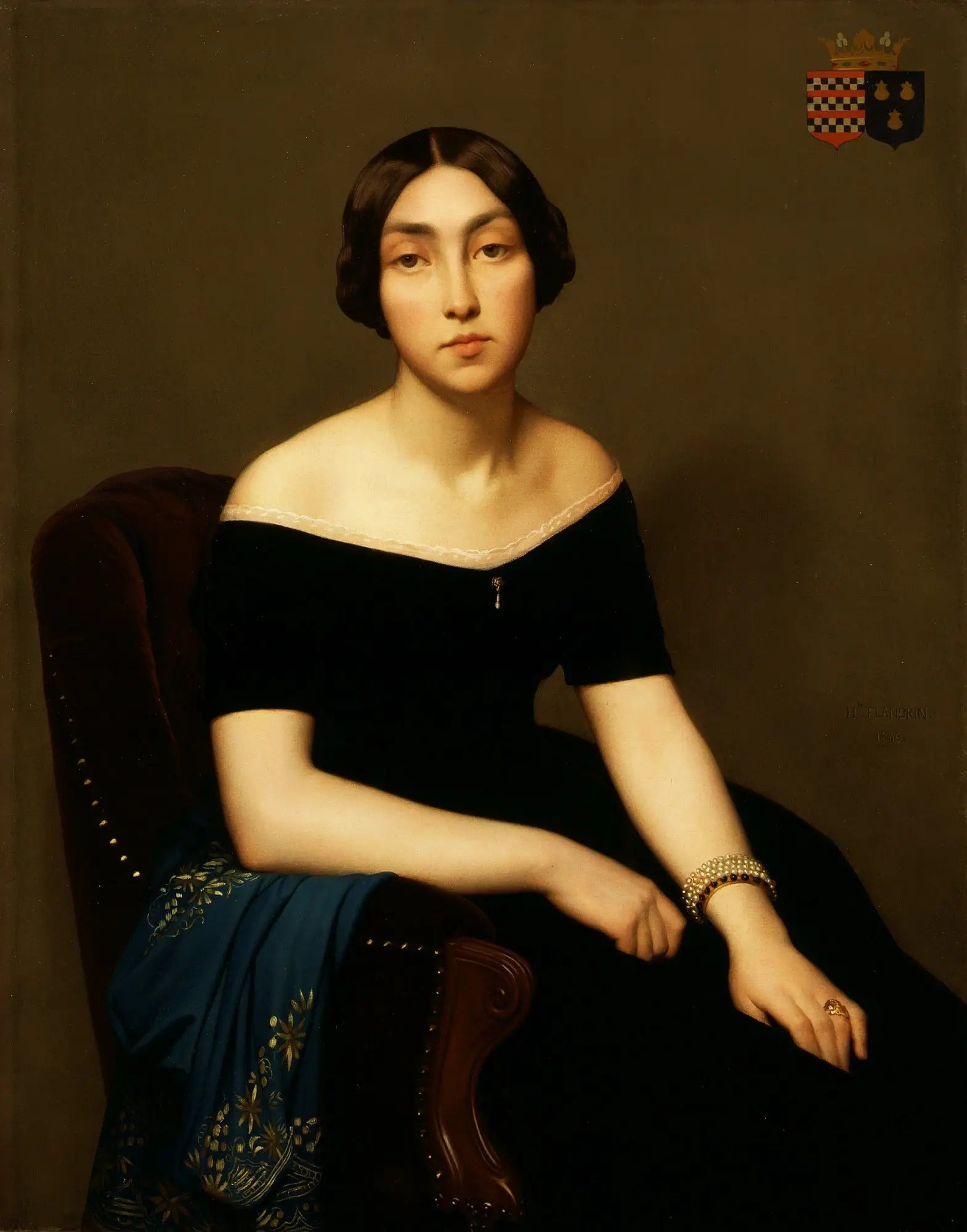 Madame Louis-Antoine de Cambourg - Hippolyte Flandrin image 1 reproduction réalisée par Alpha Reproduction