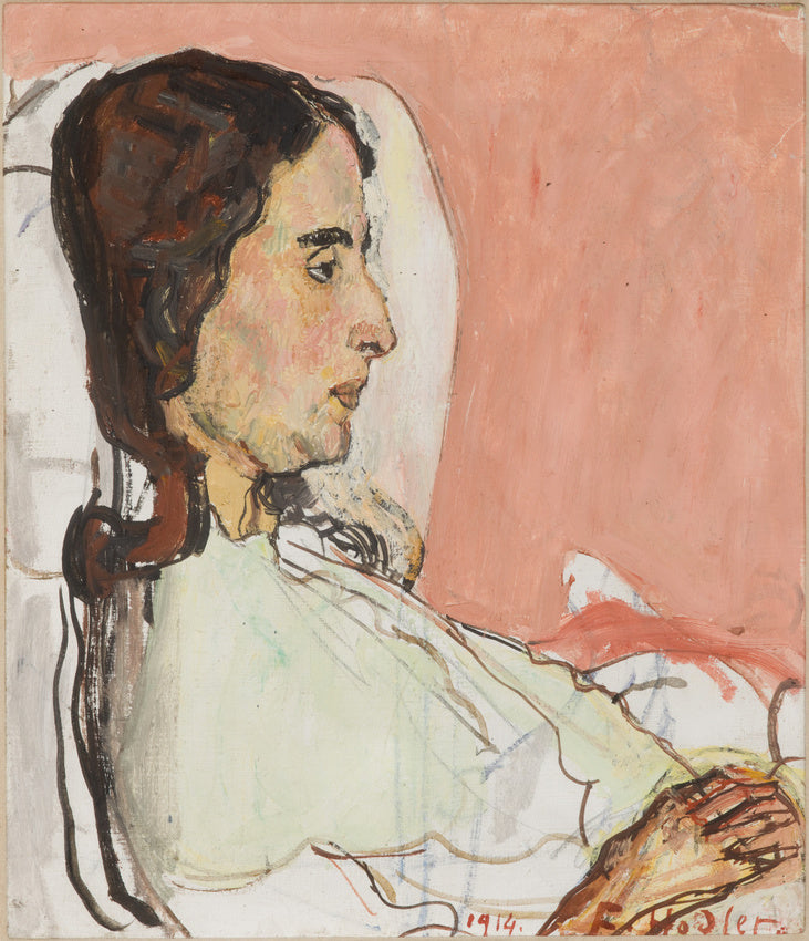 Madame Valentine Godé-Darel ป่วย - Ferdinand Hodler