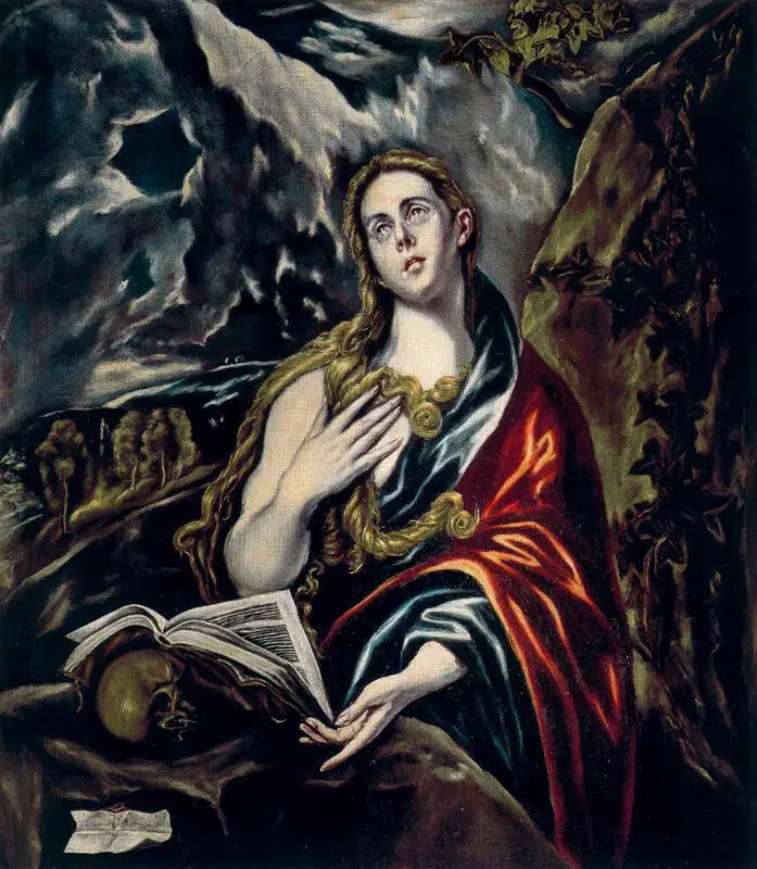 Madeleine pénitente - El Greco
แม่ชีผู้สำนึกผิด - เอล เกรโก