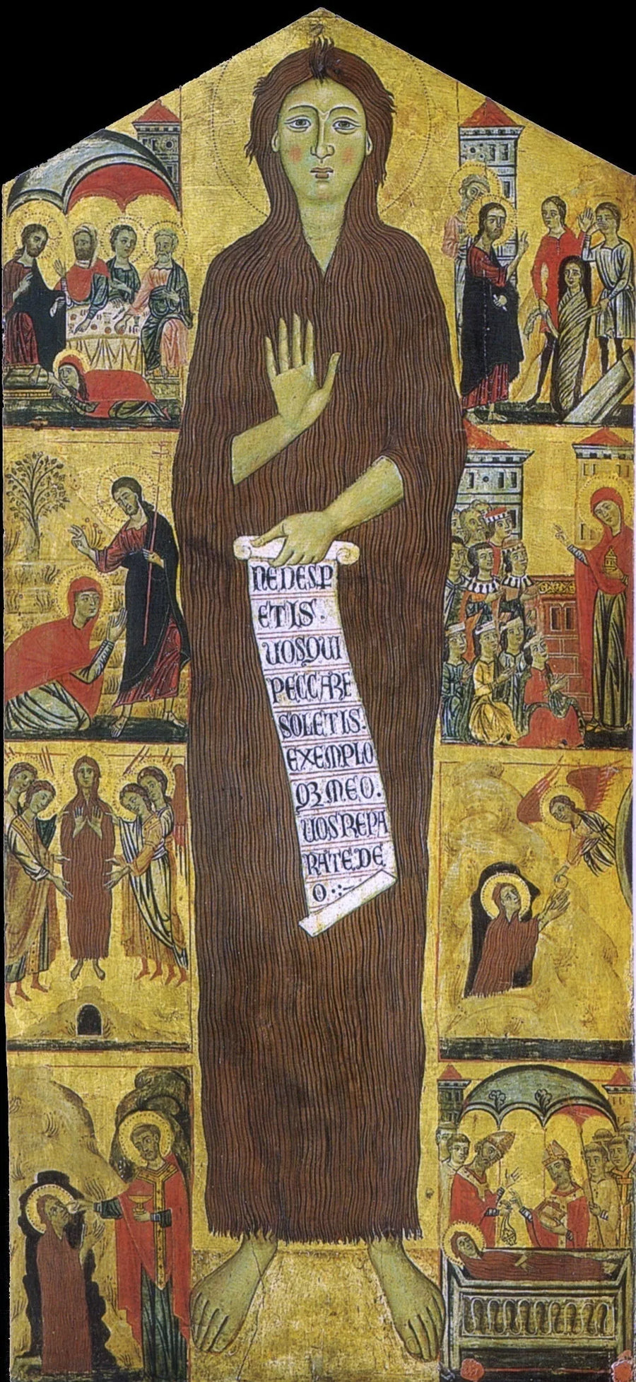 Madeleine pénitente et huit histoires de sa vie - Master of the Magdalen image 1 reproduction artisanale de tableau