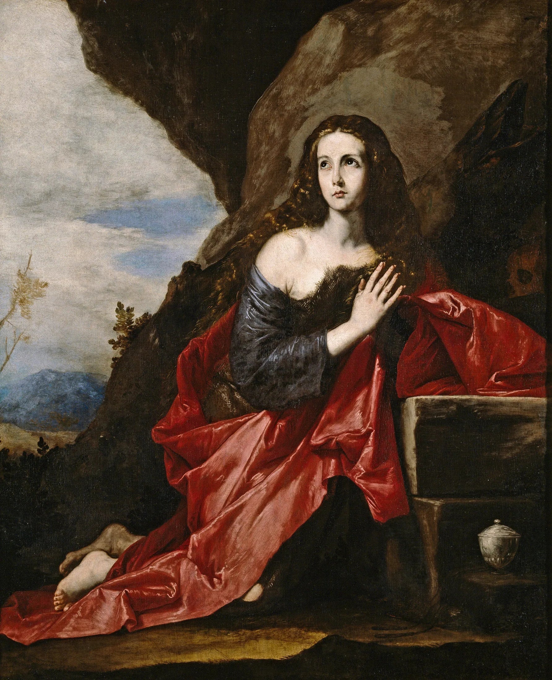 Madeleine pénitente - Jusepe de Ribera image 1 tableau peint à l’huile sur toile