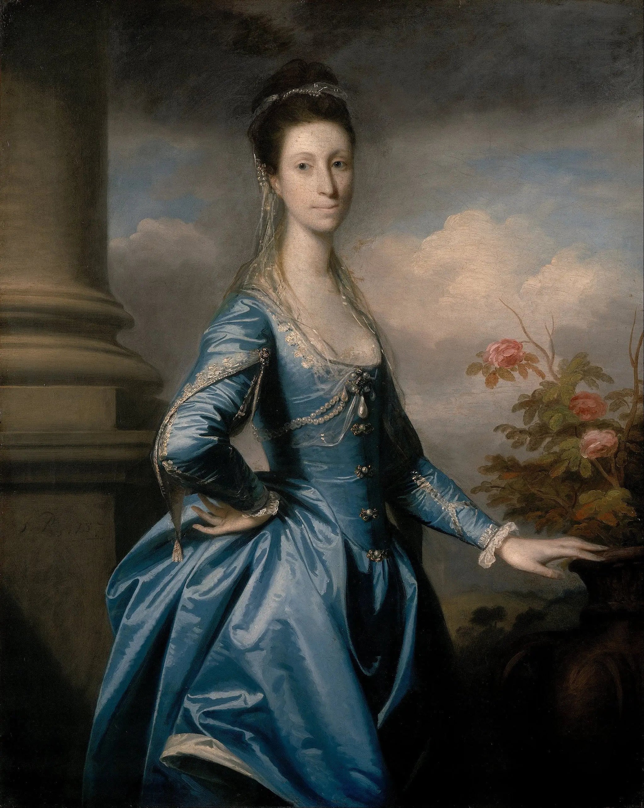 Mademoiselle Elizabeth Ingram (1733–1785) - Joshua Reynolds image 1 reproduction réalisée par Alpha Reproduction