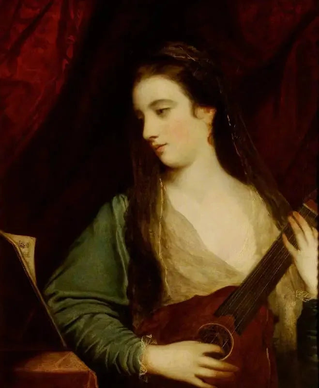 Mademoiselle Fordyce (Mme Greenwood) - Joshua Reynolds image 1 reproduction artisanale de tableau