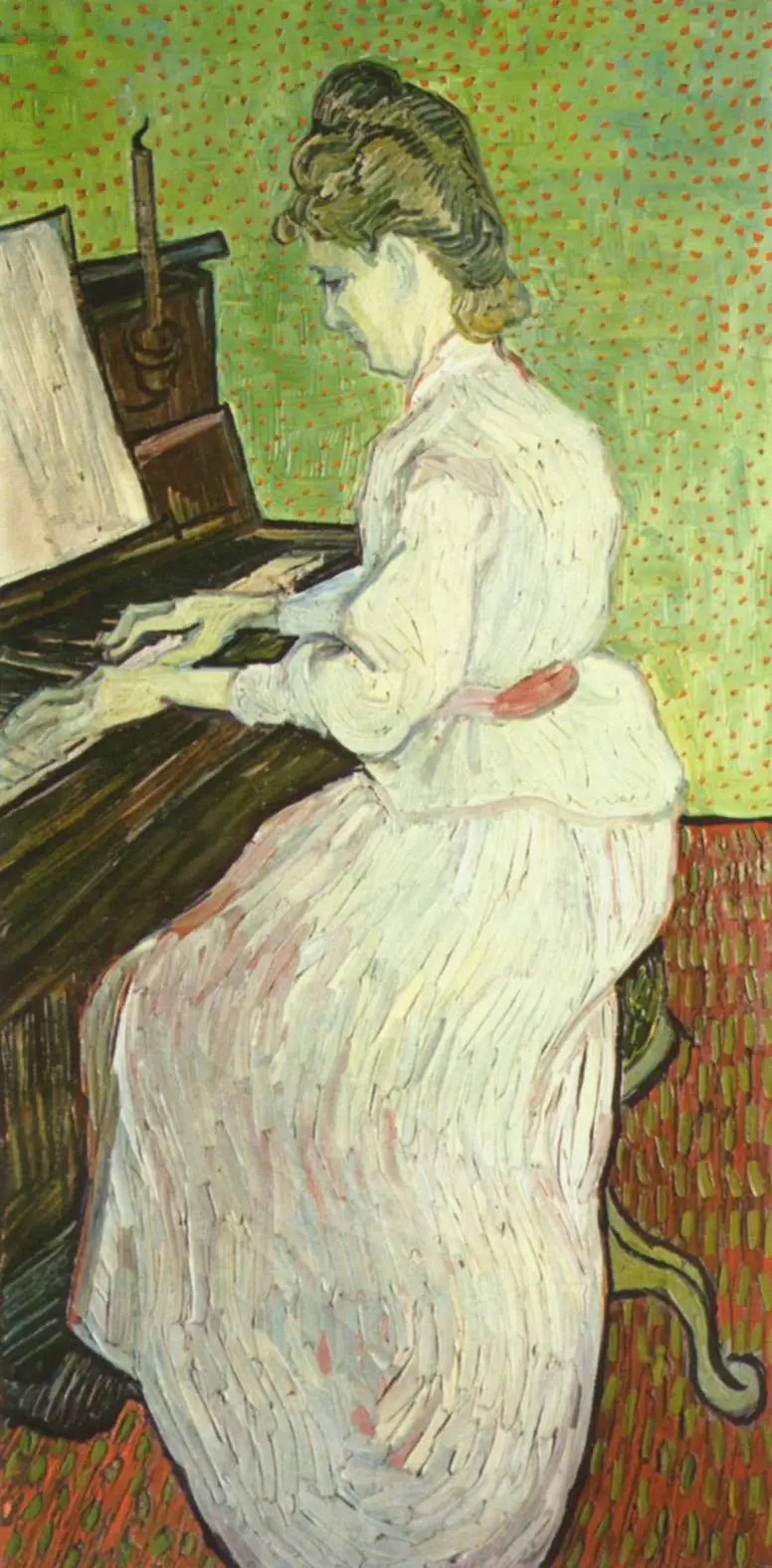 มาดมัวแซล กาเชต์ ที่เปียโน - Vincent van Gogh