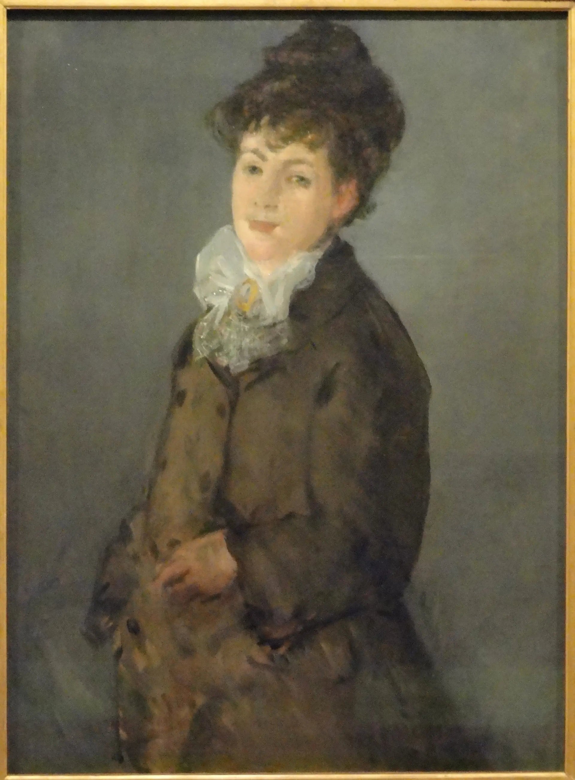 Mademoiselle Isabelle Lemonnier - Édouard Manet image 1 reproduction artisanale de tableau