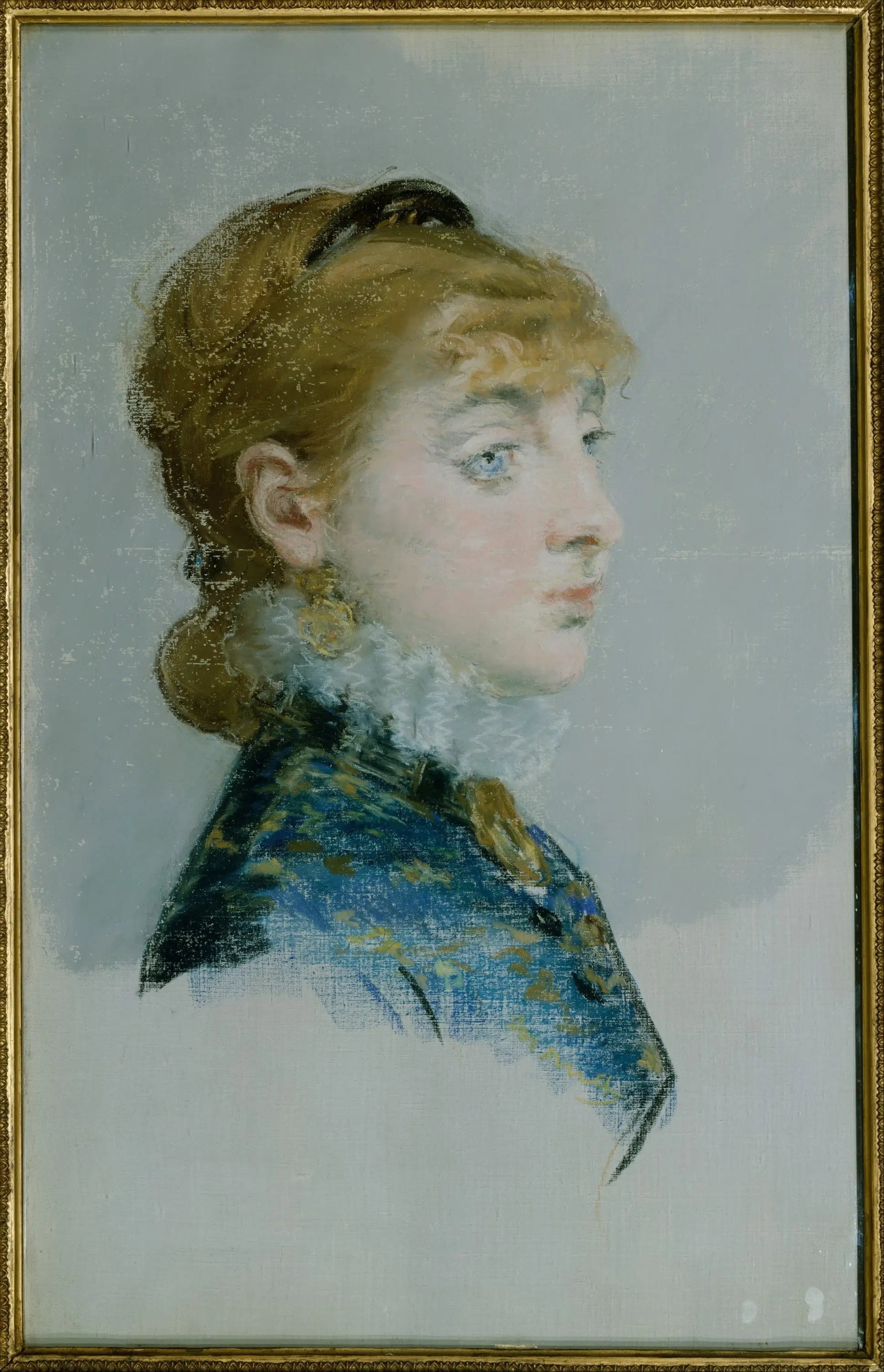 Mademoiselle Lucie Delabigne - Édouard Manet image 1 reproduction artisanale de tableau
