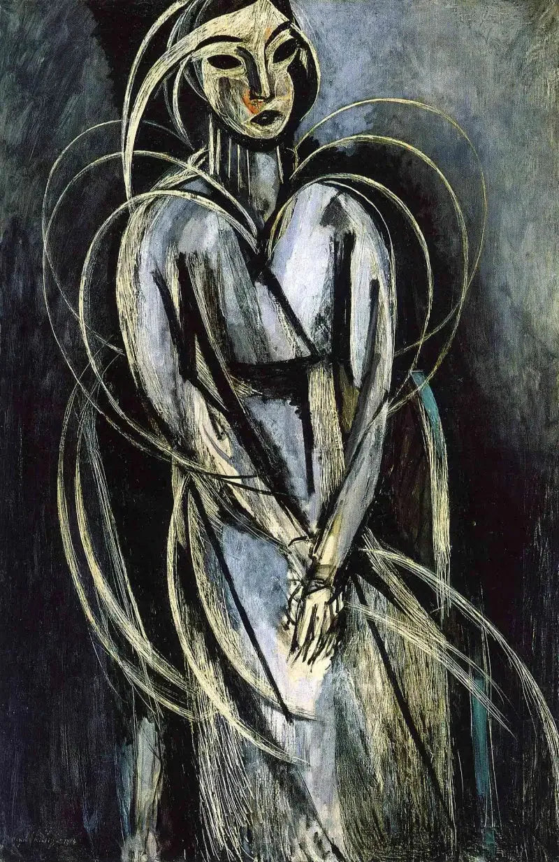 Mademoiselle Yvonne Landsberg - Henri Matisse image 1 reproduction d’œuvre d’art à l’huile