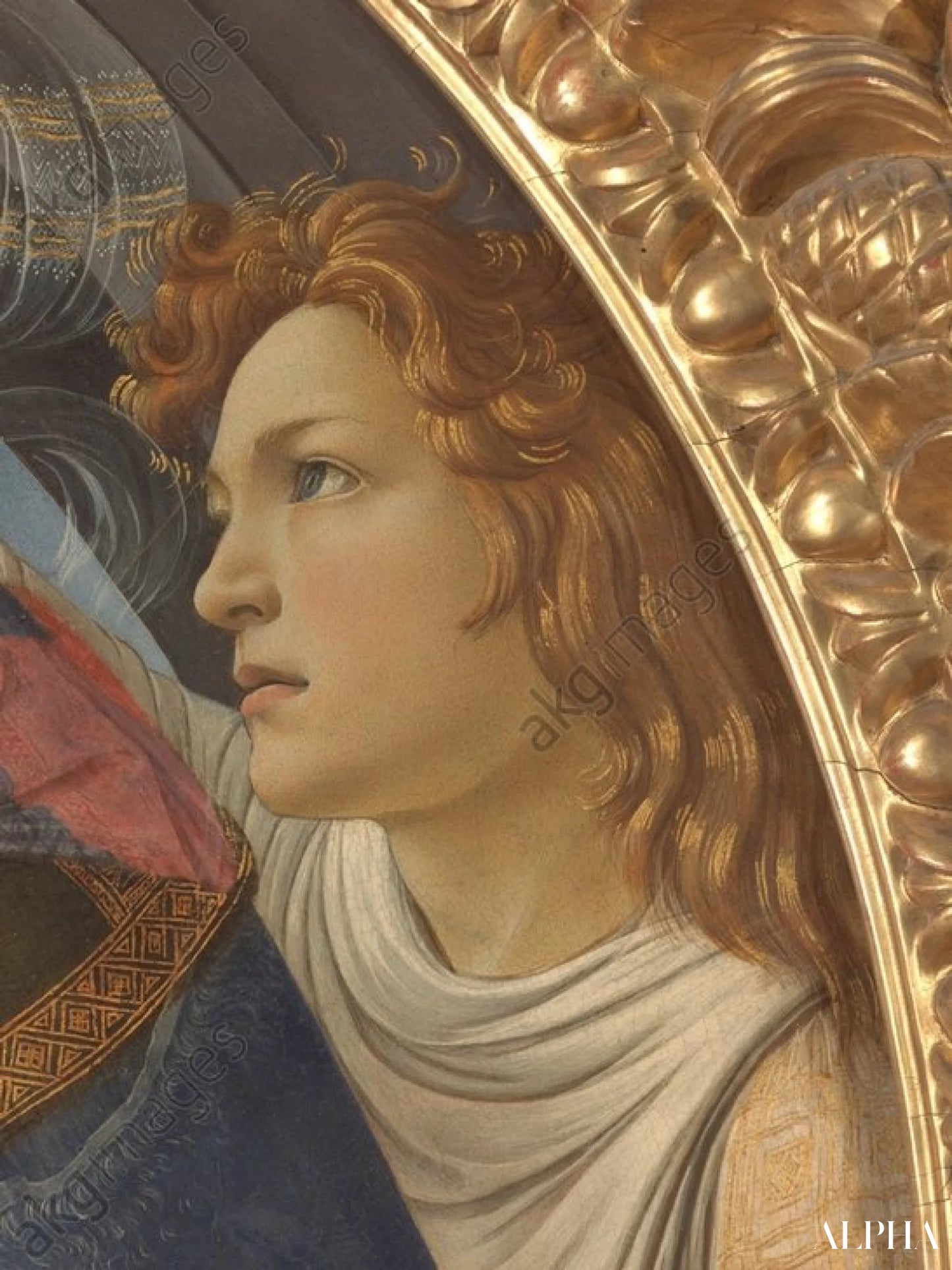 Madone Magnificat, Ange - Sandro Botticelli - Reproductions de tableaux et peintures haut de gamme