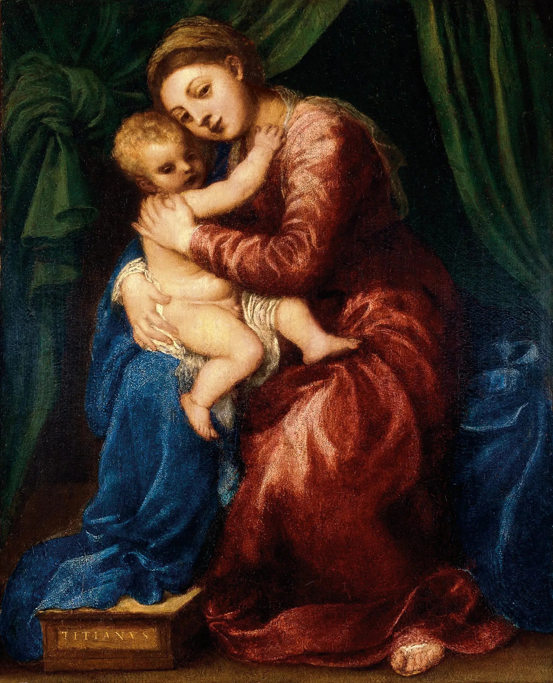 Madone Sciarra - Titian image 1 reproduction réalisée par Alpha Reproduction