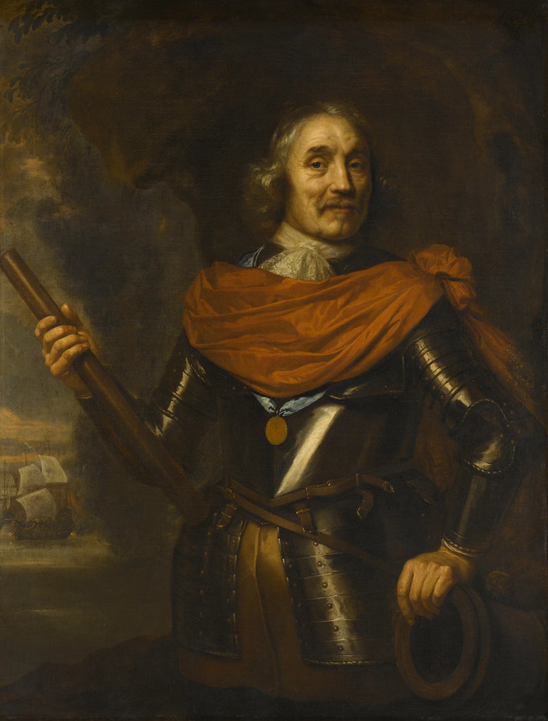 Maerten Harpertsz Tromp (1597-1653). Lieutenant-amiral - Jan Lievens