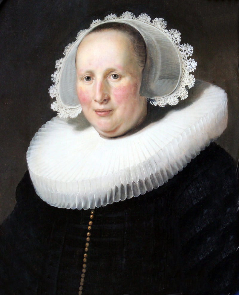 ภาพเหมือนของ Maertgen van Bilderbeecq, ภรรยาของ Willem Burggraeff - Rembrandt