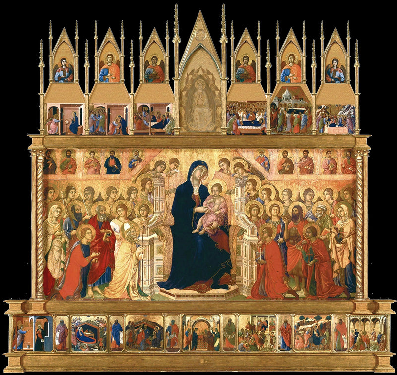 Lamentation sur le Christ mort, Maestà - Duccio di Buoninsegna