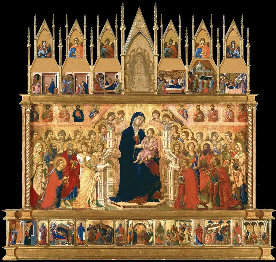 La Maestà : Le Lavement des pieds - Duccio di Buoninsegna