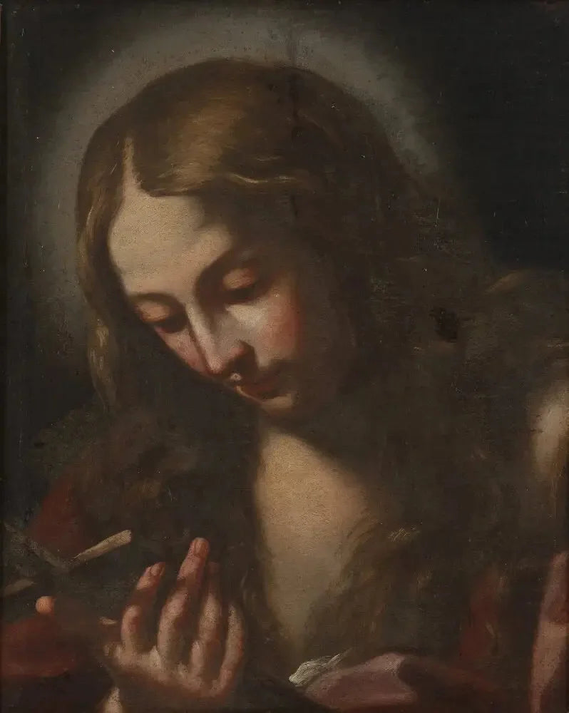 Magdalena avec Kors - Guido Reni image 1 tableau peint à l’huile sur toile