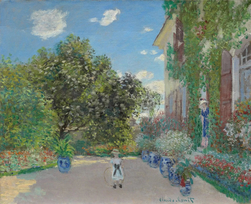บ้านศิลปินใน Argenteuil W284 - Claude Monet