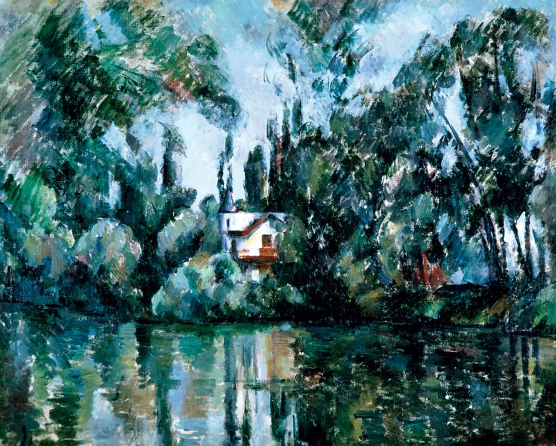 บ้านริมแม่น้ำมาร์น - Paul Cézanne