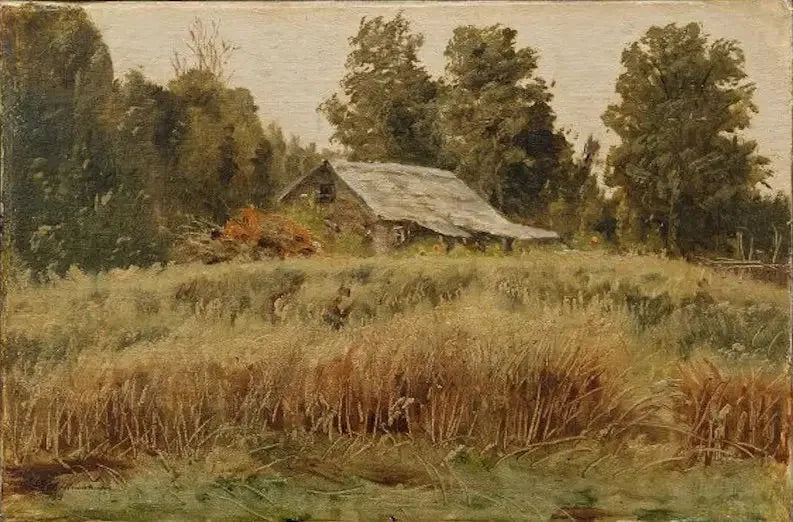 Maison au bord du lac - Ivan Chichkine image 1 copie de tableau peinte à la main