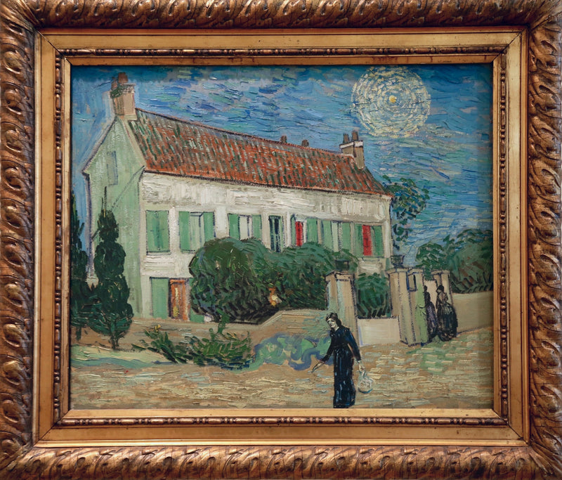 บ้านสีขาวในยามค่ำคืน - Vincent van Gogh