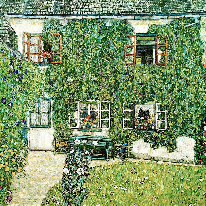 บ้านชนบทที่ Unterach บนทะเลสาบ Attersee - Gustav Klimt