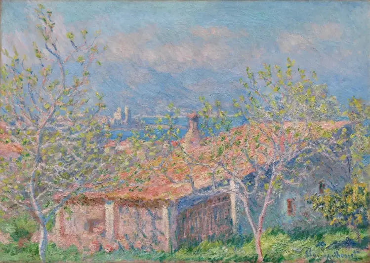 บ้านคนสวนที่อองติบ - Claude Monet
