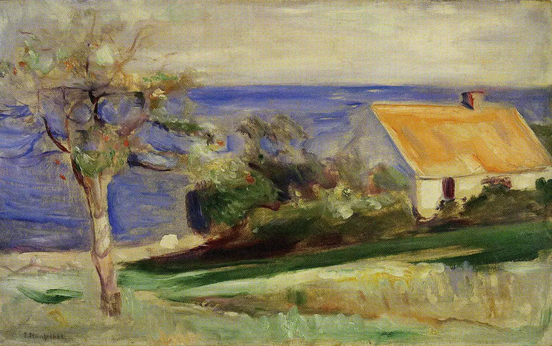 บ้านของ Morten Damme ใกล้ Åsgardstrand - Edvard Munch
