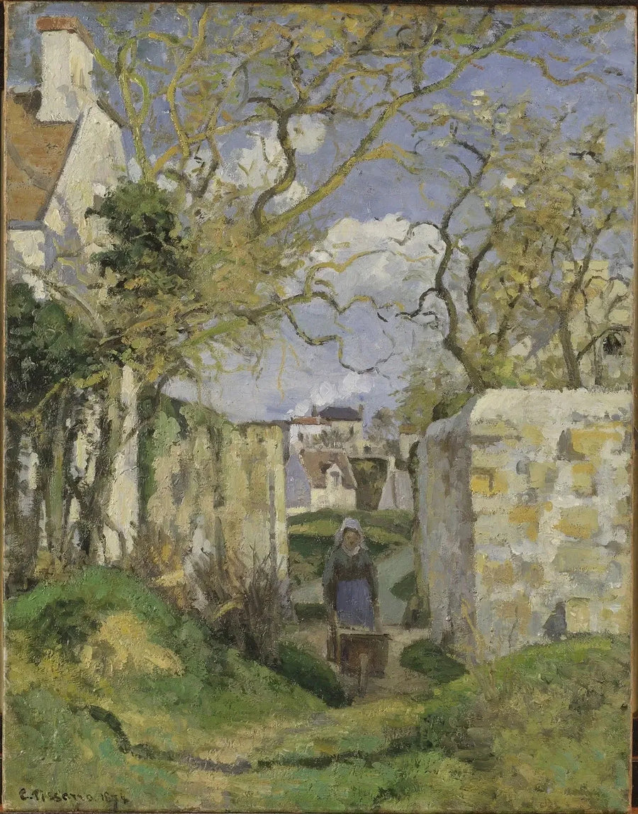 บ้าน Rondest, Pontoise - Camille Pissarro